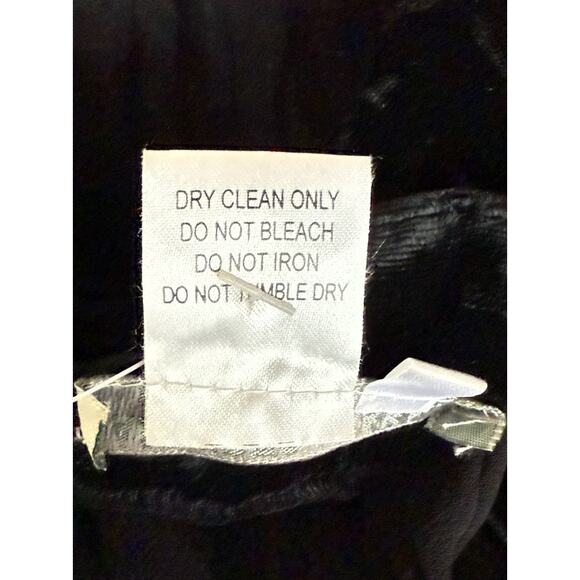 Vtg Alberto Makali Velvet Crinkle Skirt Sz 6 Goth Witchy Dark Fairy Whimsigoth - Picture 8 of 11